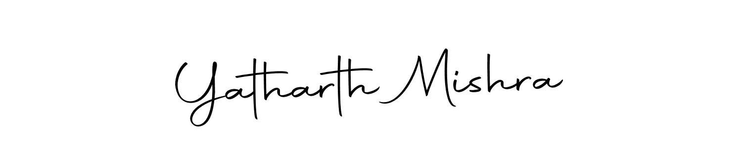 How to make Yatharth Mishra signature? Autography-DOLnW is a professional autograph style. Create handwritten signature for Yatharth Mishra name. Yatharth Mishra signature style 10 images and pictures png