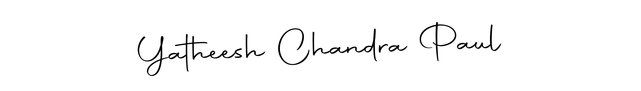 Make a beautiful signature design for name Yatheesh Chandra Paul. Use this online signature maker to create a handwritten signature for free. Yatheesh Chandra Paul signature style 10 images and pictures png