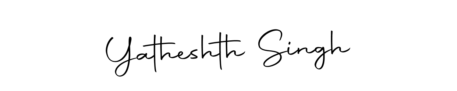 Make a beautiful signature design for name Yatheshth Singh. Use this online signature maker to create a handwritten signature for free. Yatheshth Singh signature style 10 images and pictures png