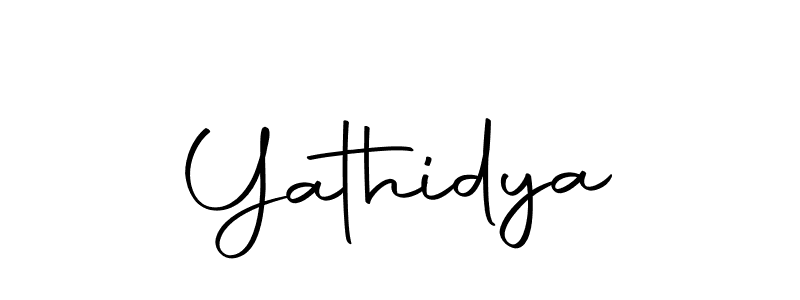 You should practise on your own different ways (Autography-DOLnW) to write your name (Yathidya) in signature. don't let someone else do it for you. Yathidya signature style 10 images and pictures png