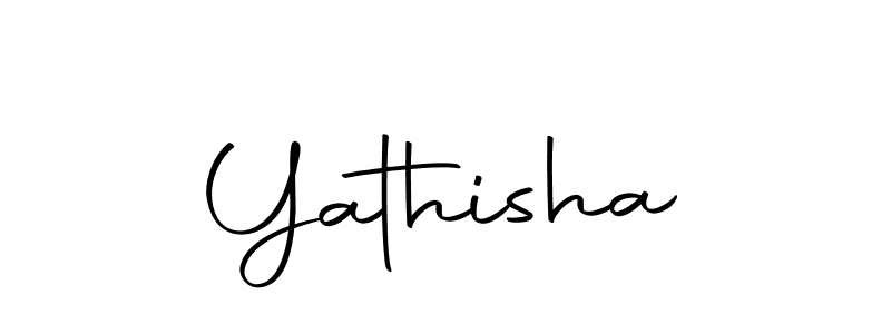 Design your own signature with our free online signature maker. With this signature software, you can create a handwritten (Autography-DOLnW) signature for name Yathisha. Yathisha signature style 10 images and pictures png