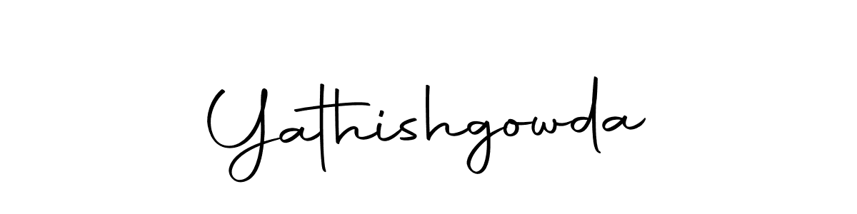 Create a beautiful signature design for name Yathishgowda. With this signature (Autography-DOLnW) fonts, you can make a handwritten signature for free. Yathishgowda signature style 10 images and pictures png