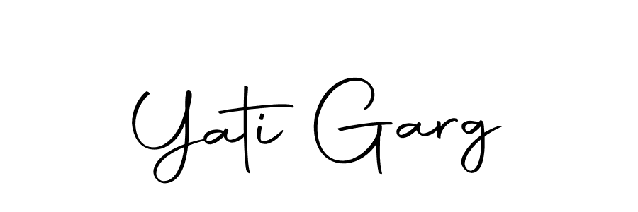 Also You can easily find your signature by using the search form. We will create Yati Garg name handwritten signature images for you free of cost using Autography-DOLnW sign style. Yati Garg signature style 10 images and pictures png