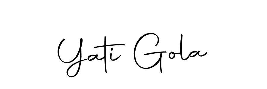 if you are searching for the best signature style for your name Yati Gola. so please give up your signature search. here we have designed multiple signature styles  using Autography-DOLnW. Yati Gola signature style 10 images and pictures png