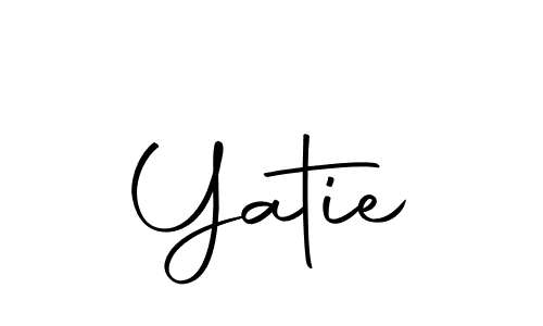 Here are the top 10 professional signature styles for the name Yatie. These are the best autograph styles you can use for your name. Yatie signature style 10 images and pictures png