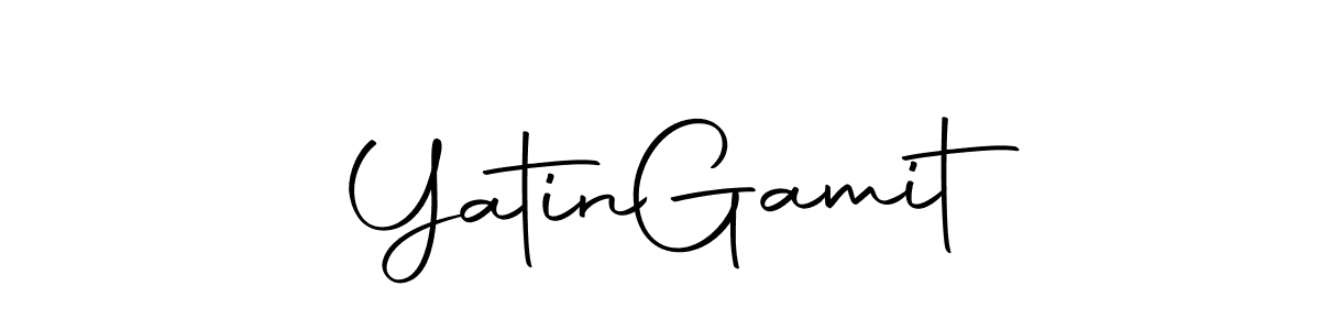 Yatin  Gamit stylish signature style. Best Handwritten Sign (Autography-DOLnW) for my name. Handwritten Signature Collection Ideas for my name Yatin  Gamit. Yatin  Gamit signature style 10 images and pictures png