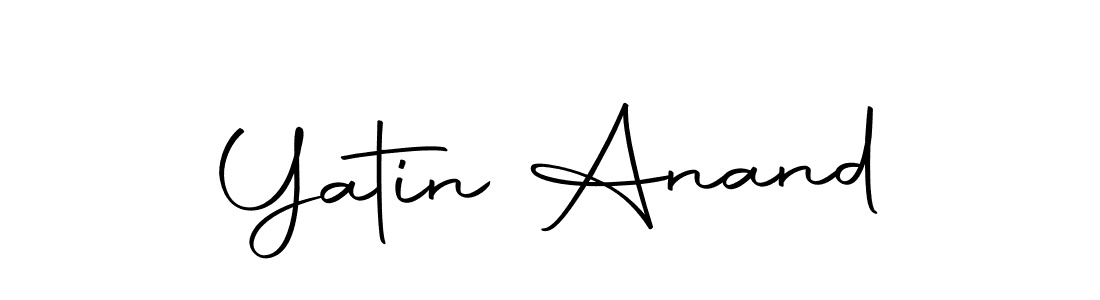 Create a beautiful signature design for name Yatin Anand. With this signature (Autography-DOLnW) fonts, you can make a handwritten signature for free. Yatin Anand signature style 10 images and pictures png