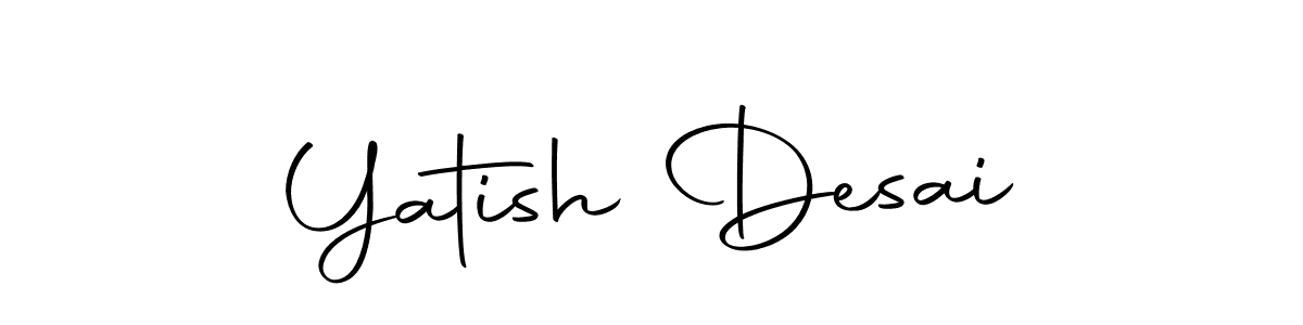 You should practise on your own different ways (Autography-DOLnW) to write your name (Yatish Desai) in signature. don't let someone else do it for you. Yatish Desai signature style 10 images and pictures png