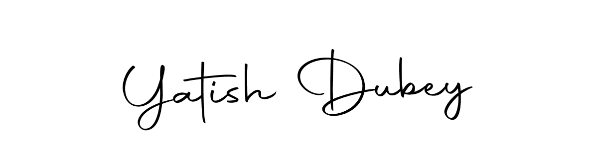 Make a beautiful signature design for name Yatish Dubey. With this signature (Autography-DOLnW) style, you can create a handwritten signature for free. Yatish Dubey signature style 10 images and pictures png