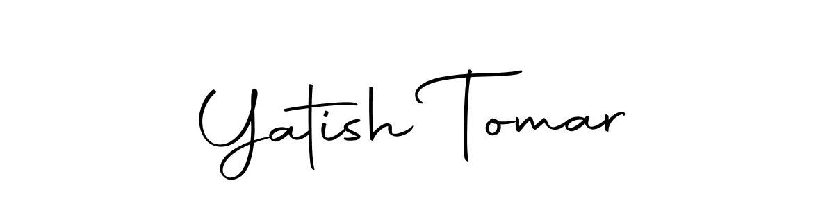 Also we have Yatish Tomar name is the best signature style. Create professional handwritten signature collection using Autography-DOLnW autograph style. Yatish Tomar signature style 10 images and pictures png