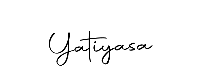 Use a signature maker to create a handwritten signature online. With this signature software, you can design (Autography-DOLnW) your own signature for name Yatiyasa. Yatiyasa signature style 10 images and pictures png