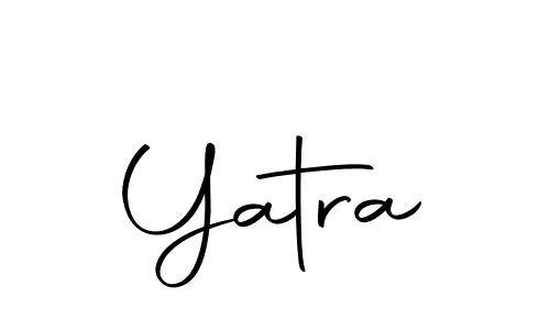 Use a signature maker to create a handwritten signature online. With this signature software, you can design (Autography-DOLnW) your own signature for name Yatra. Yatra signature style 10 images and pictures png