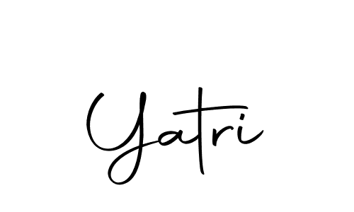 Design your own signature with our free online signature maker. With this signature software, you can create a handwritten (Autography-DOLnW) signature for name Yatri. Yatri signature style 10 images and pictures png