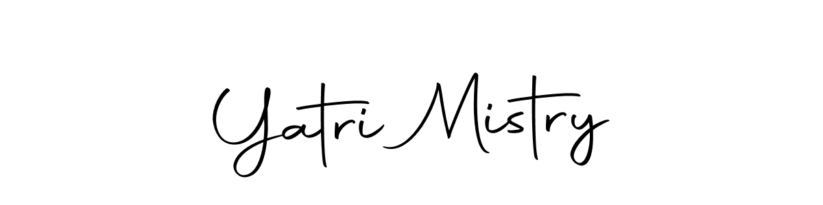 Design your own signature with our free online signature maker. With this signature software, you can create a handwritten (Autography-DOLnW) signature for name Yatri Mistry. Yatri Mistry signature style 10 images and pictures png
