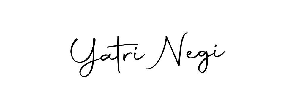 You should practise on your own different ways (Autography-DOLnW) to write your name (Yatri Negi) in signature. don't let someone else do it for you. Yatri Negi signature style 10 images and pictures png