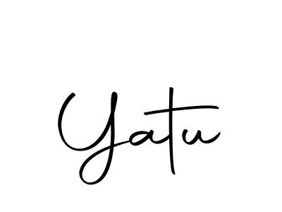 if you are searching for the best signature style for your name Yatu. so please give up your signature search. here we have designed multiple signature styles  using Autography-DOLnW. Yatu signature style 10 images and pictures png