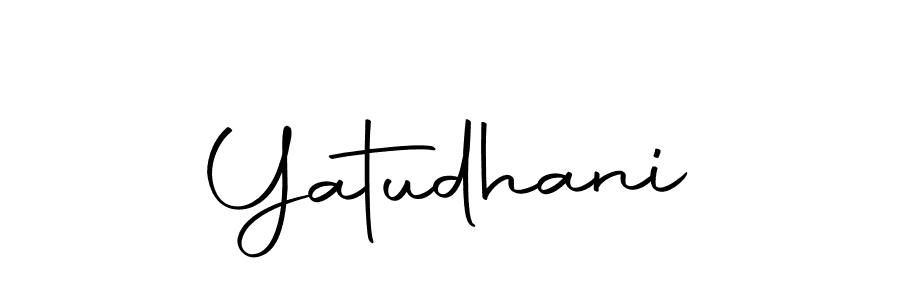 Also we have Yatudhani name is the best signature style. Create professional handwritten signature collection using Autography-DOLnW autograph style. Yatudhani signature style 10 images and pictures png