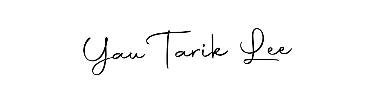 This is the best signature style for the Yau Tarik Lee name. Also you like these signature font (Autography-DOLnW). Mix name signature. Yau Tarik Lee signature style 10 images and pictures png