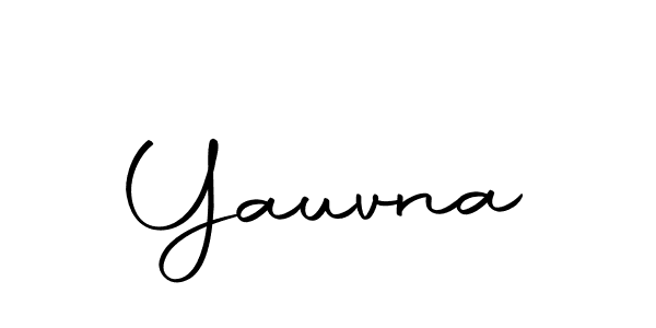 Design your own signature with our free online signature maker. With this signature software, you can create a handwritten (Autography-DOLnW) signature for name Yauvna. Yauvna signature style 10 images and pictures png