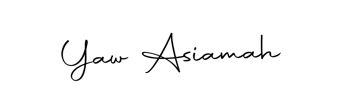 How to make Yaw Asiamah signature? Autography-DOLnW is a professional autograph style. Create handwritten signature for Yaw Asiamah name. Yaw Asiamah signature style 10 images and pictures png