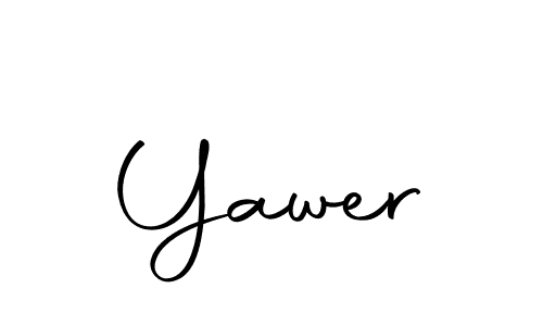 Make a beautiful signature design for name Yawer. Use this online signature maker to create a handwritten signature for free. Yawer signature style 10 images and pictures png