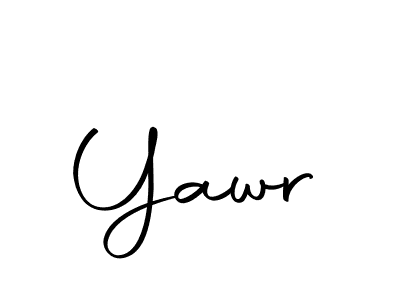 Make a beautiful signature design for name Yawr. With this signature (Autography-DOLnW) style, you can create a handwritten signature for free. Yawr signature style 10 images and pictures png