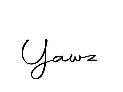 Make a beautiful signature design for name Yawz. With this signature (Autography-DOLnW) style, you can create a handwritten signature for free. Yawz signature style 10 images and pictures png
