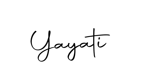 Make a beautiful signature design for name Yayati. With this signature (Autography-DOLnW) style, you can create a handwritten signature for free. Yayati signature style 10 images and pictures png