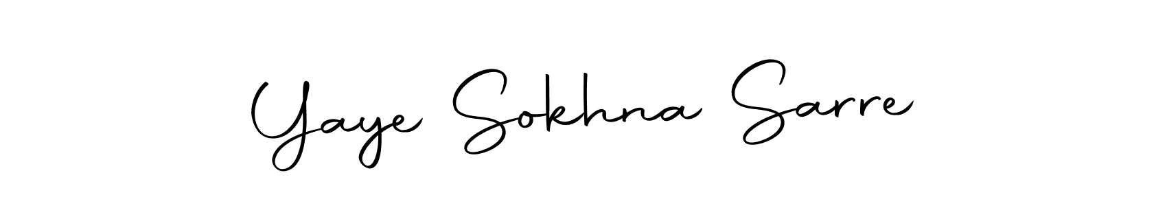It looks lik you need a new signature style for name Yaye Sokhna Sarre. Design unique handwritten (Autography-DOLnW) signature with our free signature maker in just a few clicks. Yaye Sokhna Sarre signature style 10 images and pictures png