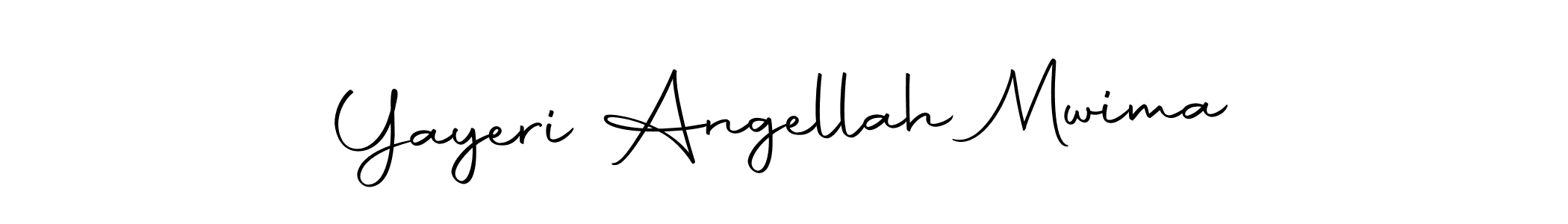 You can use this online signature creator to create a handwritten signature for the name Yayeri Angellah Mwima. This is the best online autograph maker. Yayeri Angellah Mwima signature style 10 images and pictures png