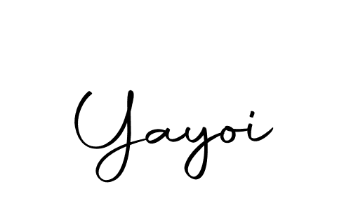 Make a beautiful signature design for name Yayoi. With this signature (Autography-DOLnW) style, you can create a handwritten signature for free. Yayoi signature style 10 images and pictures png