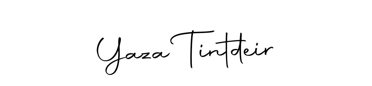 Autography-DOLnW is a professional signature style that is perfect for those who want to add a touch of class to their signature. It is also a great choice for those who want to make their signature more unique. Get Yaza Tintdeir name to fancy signature for free. Yaza Tintdeir signature style 10 images and pictures png