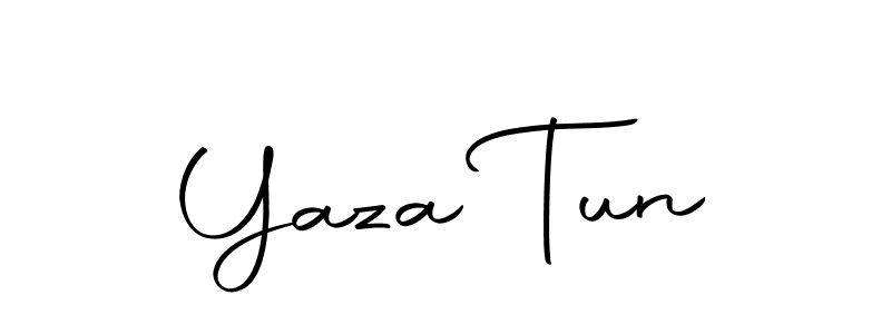 Yaza Tun stylish signature style. Best Handwritten Sign (Autography-DOLnW) for my name. Handwritten Signature Collection Ideas for my name Yaza Tun. Yaza Tun signature style 10 images and pictures png