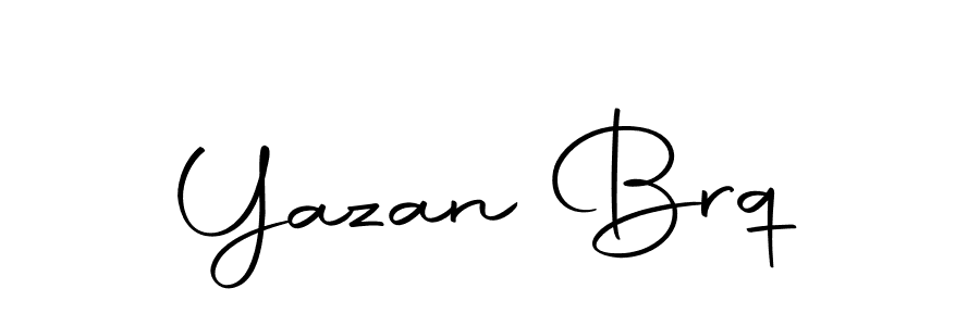 Make a beautiful signature design for name Yazan Brq. With this signature (Autography-DOLnW) style, you can create a handwritten signature for free. Yazan Brq signature style 10 images and pictures png