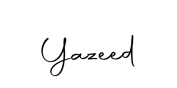 Make a beautiful signature design for name Yazeed. With this signature (Autography-DOLnW) style, you can create a handwritten signature for free. Yazeed signature style 10 images and pictures png