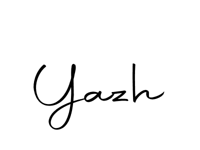 if you are searching for the best signature style for your name Yazh. so please give up your signature search. here we have designed multiple signature styles  using Autography-DOLnW. Yazh signature style 10 images and pictures png