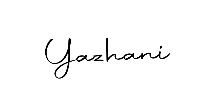 You can use this online signature creator to create a handwritten signature for the name Yazhani. This is the best online autograph maker. Yazhani signature style 10 images and pictures png