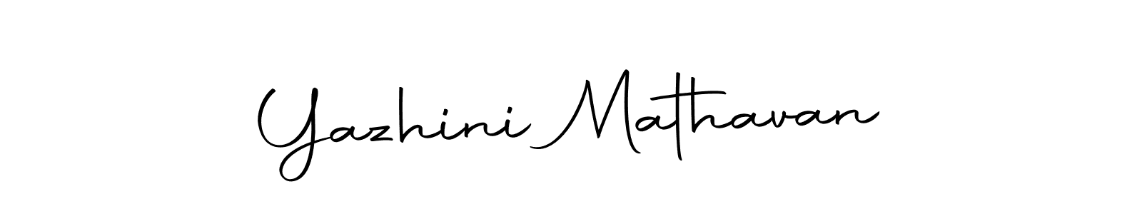 Make a short Yazhini Mathavan signature style. Manage your documents anywhere anytime using Autography-DOLnW. Create and add eSignatures, submit forms, share and send files easily. Yazhini Mathavan signature style 10 images and pictures png