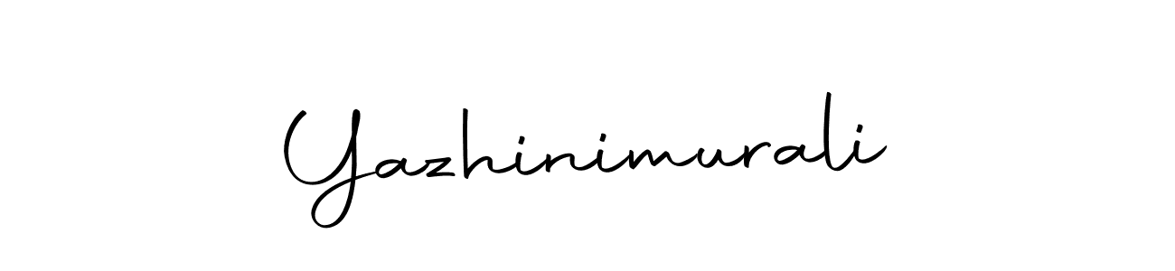 You can use this online signature creator to create a handwritten signature for the name Yazhinimurali. This is the best online autograph maker. Yazhinimurali signature style 10 images and pictures png