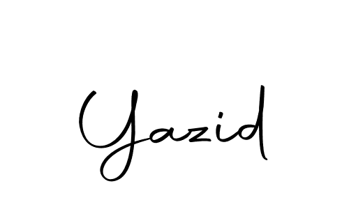 How to make Yazid signature? Autography-DOLnW is a professional autograph style. Create handwritten signature for Yazid name. Yazid signature style 10 images and pictures png