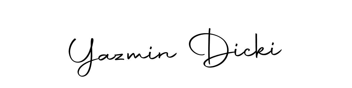 You can use this online signature creator to create a handwritten signature for the name Yazmin Dicki. This is the best online autograph maker. Yazmin Dicki signature style 10 images and pictures png