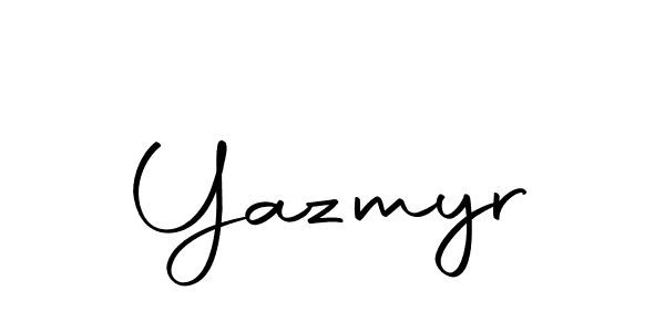 How to make Yazmyr signature? Autography-DOLnW is a professional autograph style. Create handwritten signature for Yazmyr name. Yazmyr signature style 10 images and pictures png