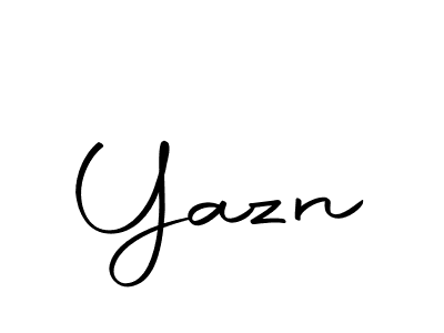 Make a beautiful signature design for name Yazn. Use this online signature maker to create a handwritten signature for free. Yazn signature style 10 images and pictures png