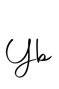 Use a signature maker to create a handwritten signature online. With this signature software, you can design (Autography-DOLnW) your own signature for name Yb. Yb signature style 10 images and pictures png
