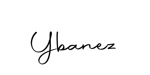 Design your own signature with our free online signature maker. With this signature software, you can create a handwritten (Autography-DOLnW) signature for name Ybanez. Ybanez signature style 10 images and pictures png