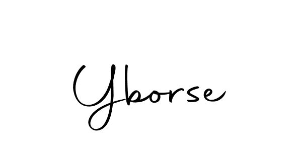 Make a beautiful signature design for name Yborse. With this signature (Autography-DOLnW) style, you can create a handwritten signature for free. Yborse signature style 10 images and pictures png