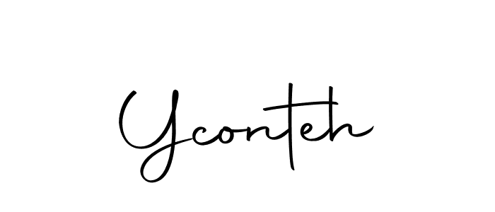 Yconteh stylish signature style. Best Handwritten Sign (Autography-DOLnW) for my name. Handwritten Signature Collection Ideas for my name Yconteh. Yconteh signature style 10 images and pictures png