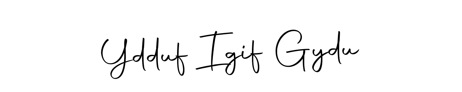 You should practise on your own different ways (Autography-DOLnW) to write your name (Ydduf Igif Gydu) in signature. don't let someone else do it for you. Ydduf Igif Gydu signature style 10 images and pictures png