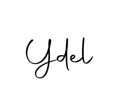 How to make Ydel signature? Autography-DOLnW is a professional autograph style. Create handwritten signature for Ydel name. Ydel signature style 10 images and pictures png