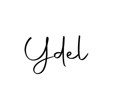 You should practise on your own different ways (Autography-DOLnW) to write your name (Ydel) in signature. don't let someone else do it for you. Ydel signature style 10 images and pictures png